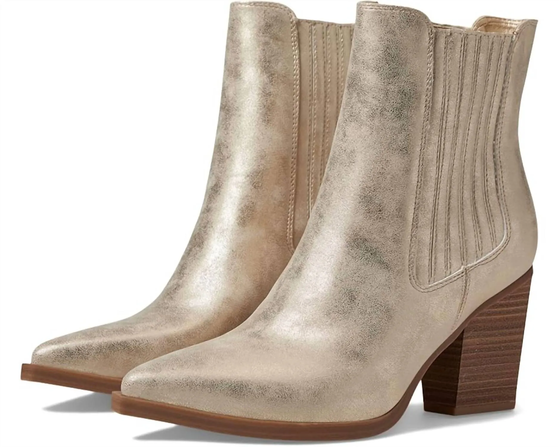 Prairie Booties In Gold