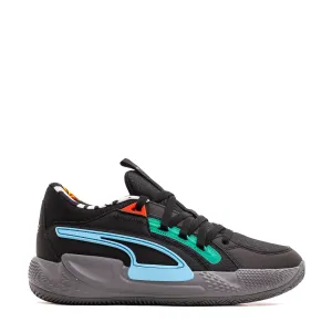 Puma Basketball Men Court Rider Chaos Block Party Black Cast Iron 378265-01