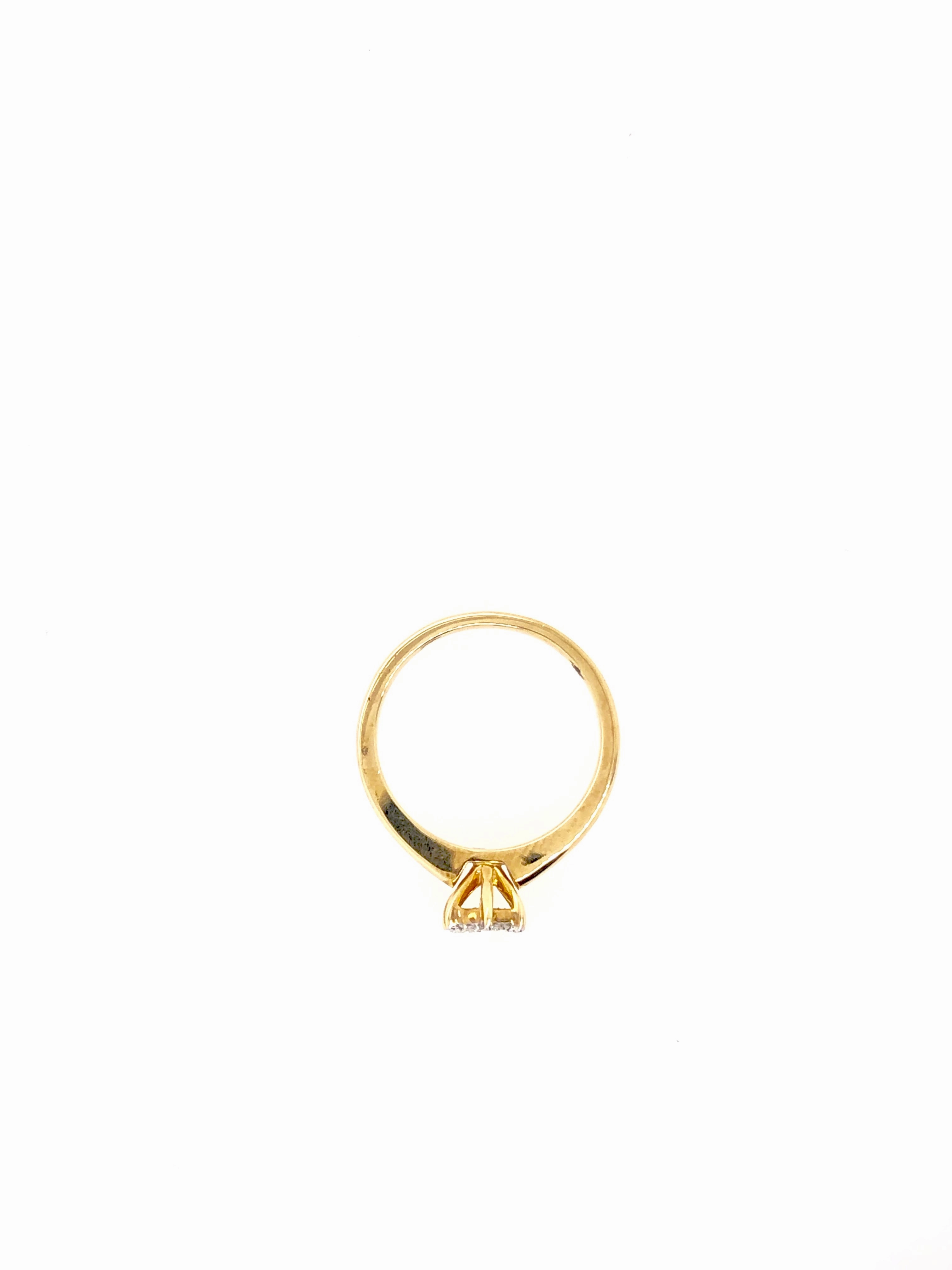 Quarter Carat Cluster Diamond Ring