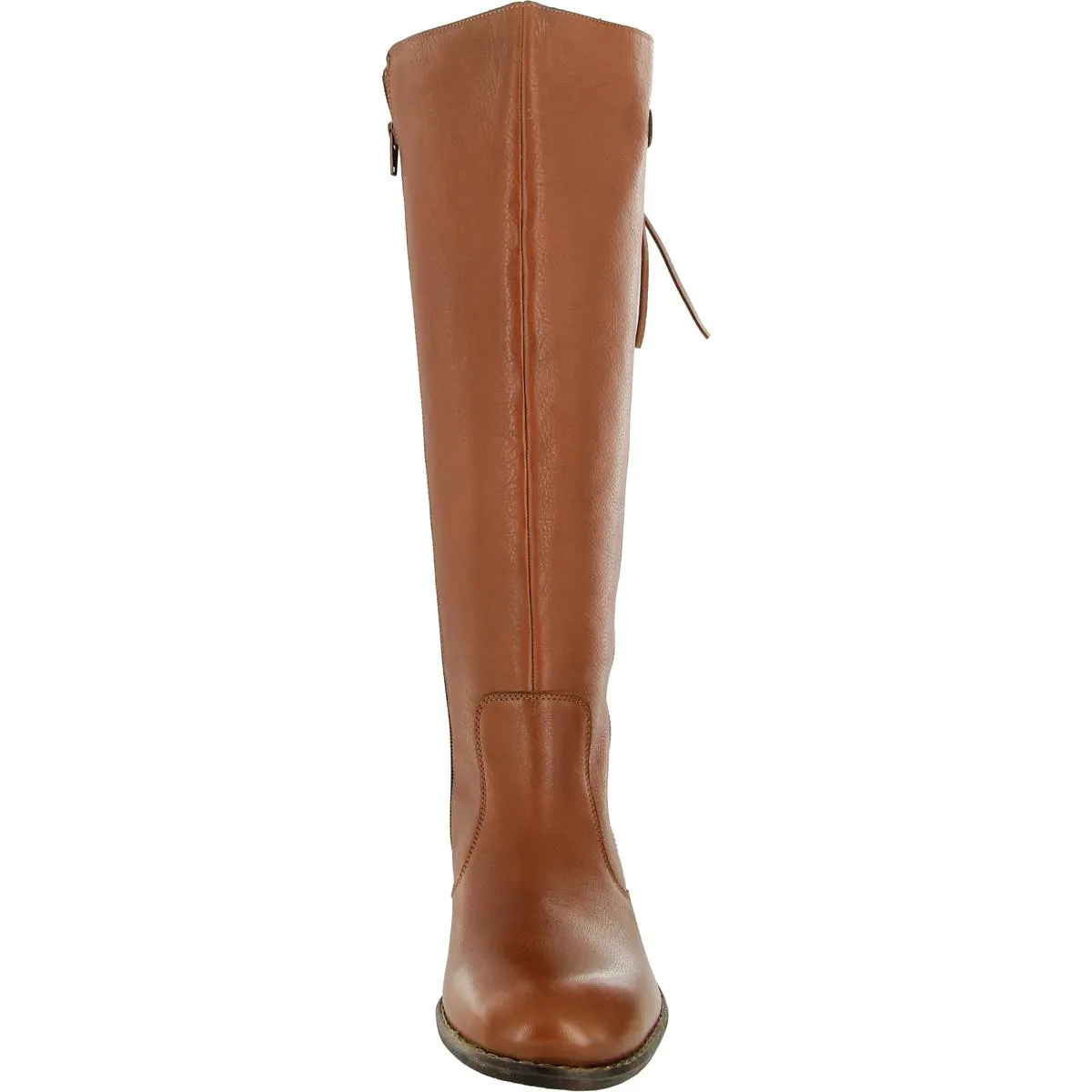 Ram Sey Womens Zipper Leather Knee-High Boots