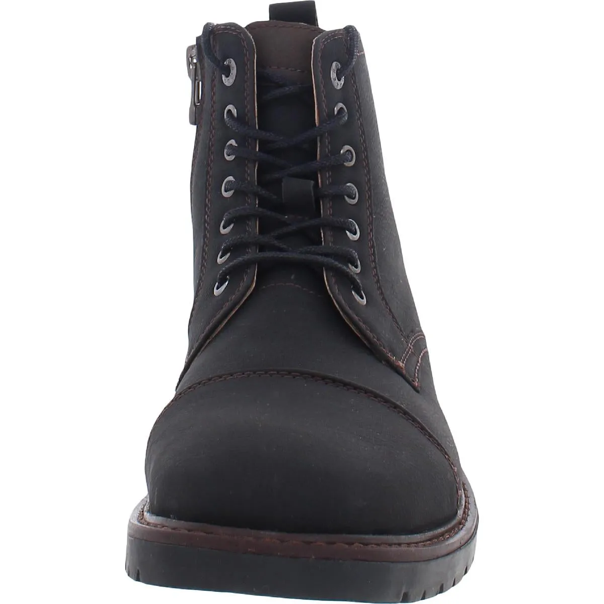 Rawls Mens Cap Toe Lace Up Ankle Boots