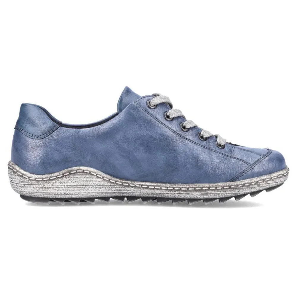 Remonte Liv 02 Navy Leather Sneaker (Women's)