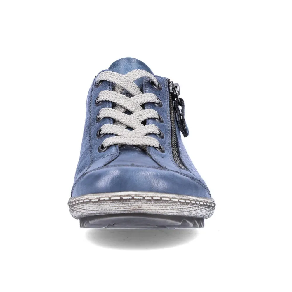 Remonte Liv 02 Navy Leather Sneaker (Women's)