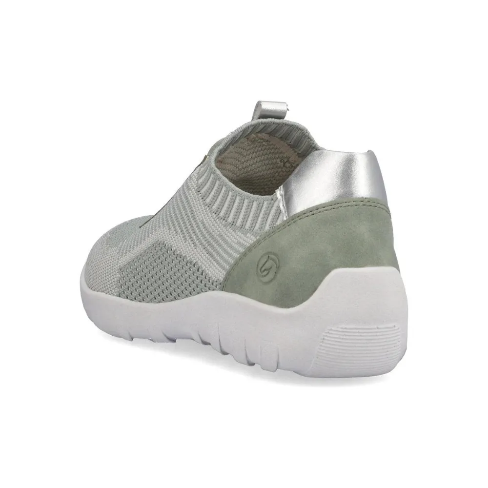 Remonte Liv 18 Mint Vanilla/Peppermint/Silver Sneaker (Women's)