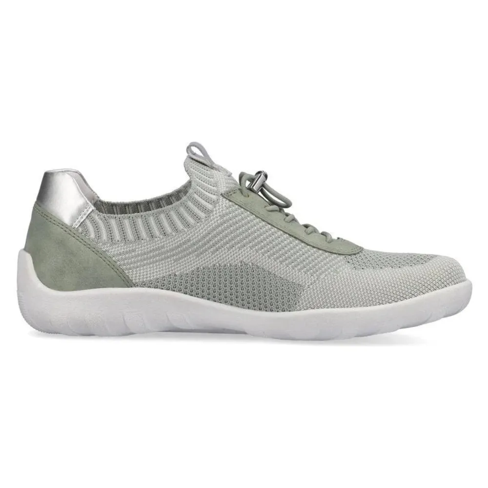 Remonte Liv 18 Mint Vanilla/Peppermint/Silver Sneaker (Women's)