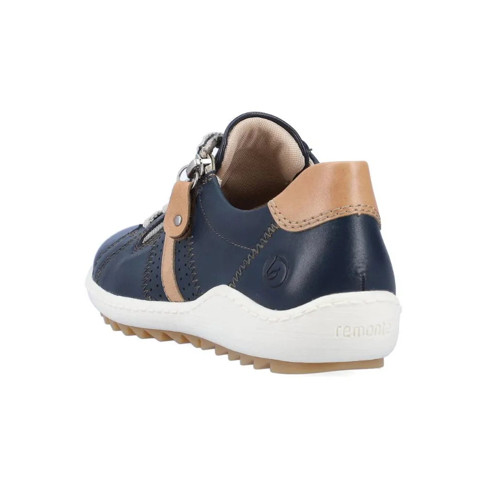 Remonte R1432 Liv 32 Navy Leather Sneaker (Women's)