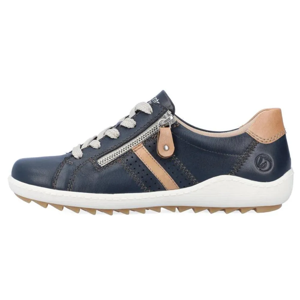 Remonte R1432 Liv 32 Navy Leather Sneaker (Women's)