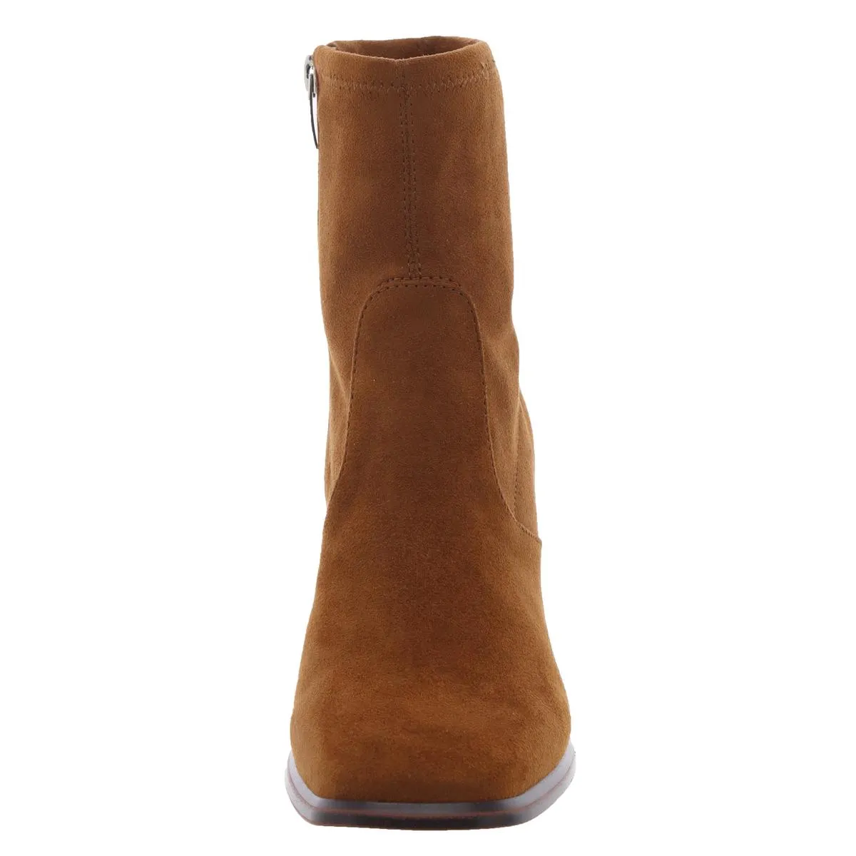 Rodana Womens Zipper Faux Suede Ankle Boots