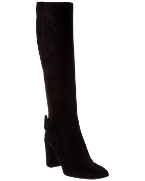 Roger Vivier Suede Knee-High Boot
