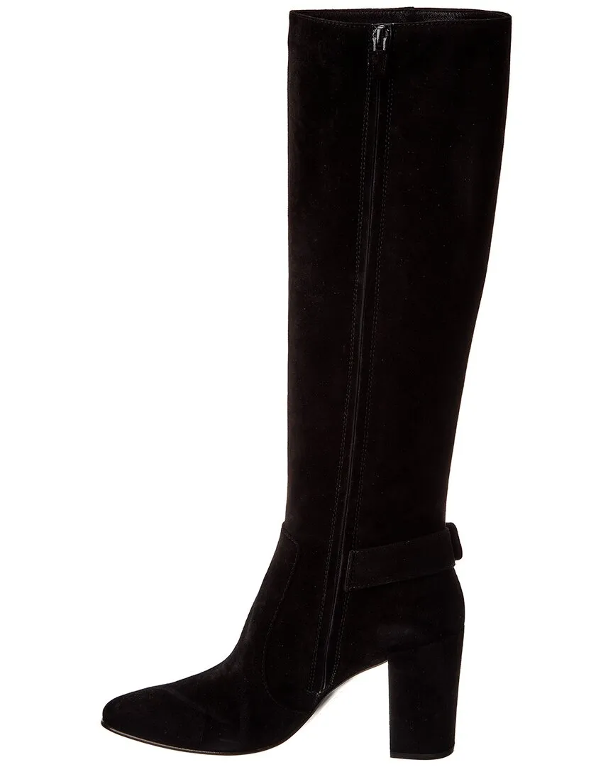 Roger Vivier Suede Knee-High Boot