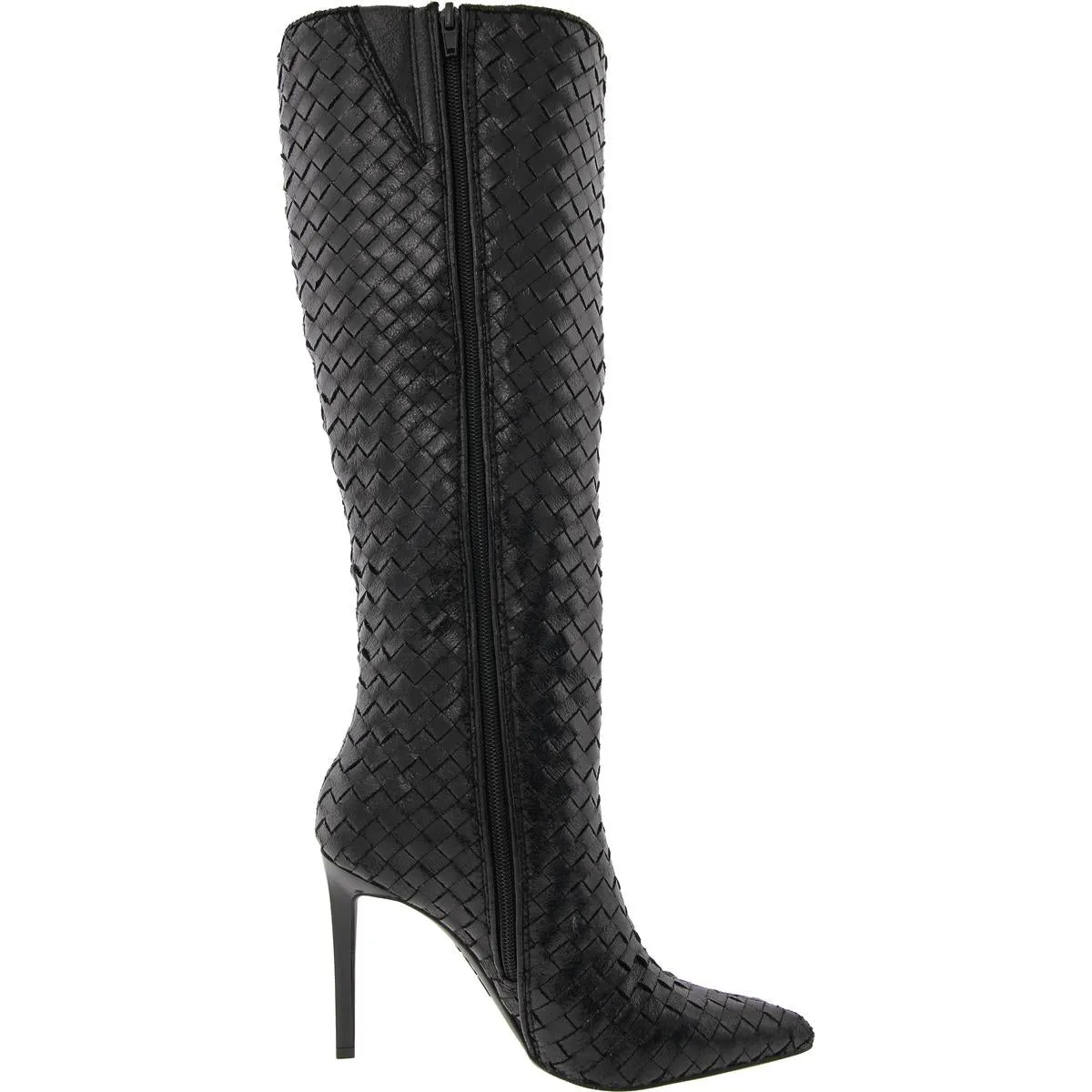 Savonia Womens Zipper Woven Knee-High Boots