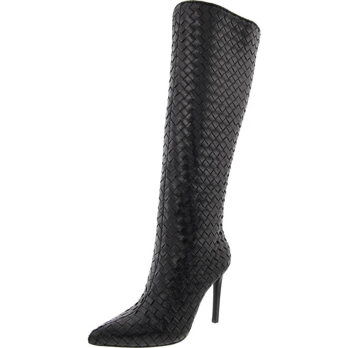 Savonia Womens Zipper Woven Knee-High Boots