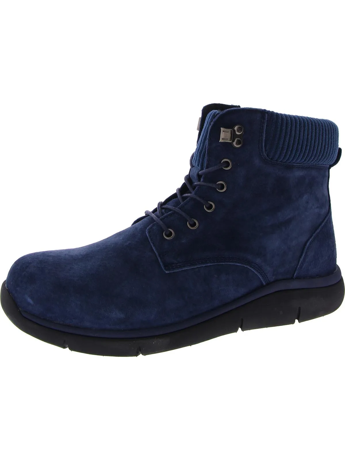 Scarlet  Womens Ankle Leather Combat & Lace-up Boots