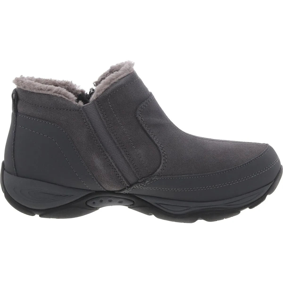 SEEPIC Womens Leather Side zipper Booties