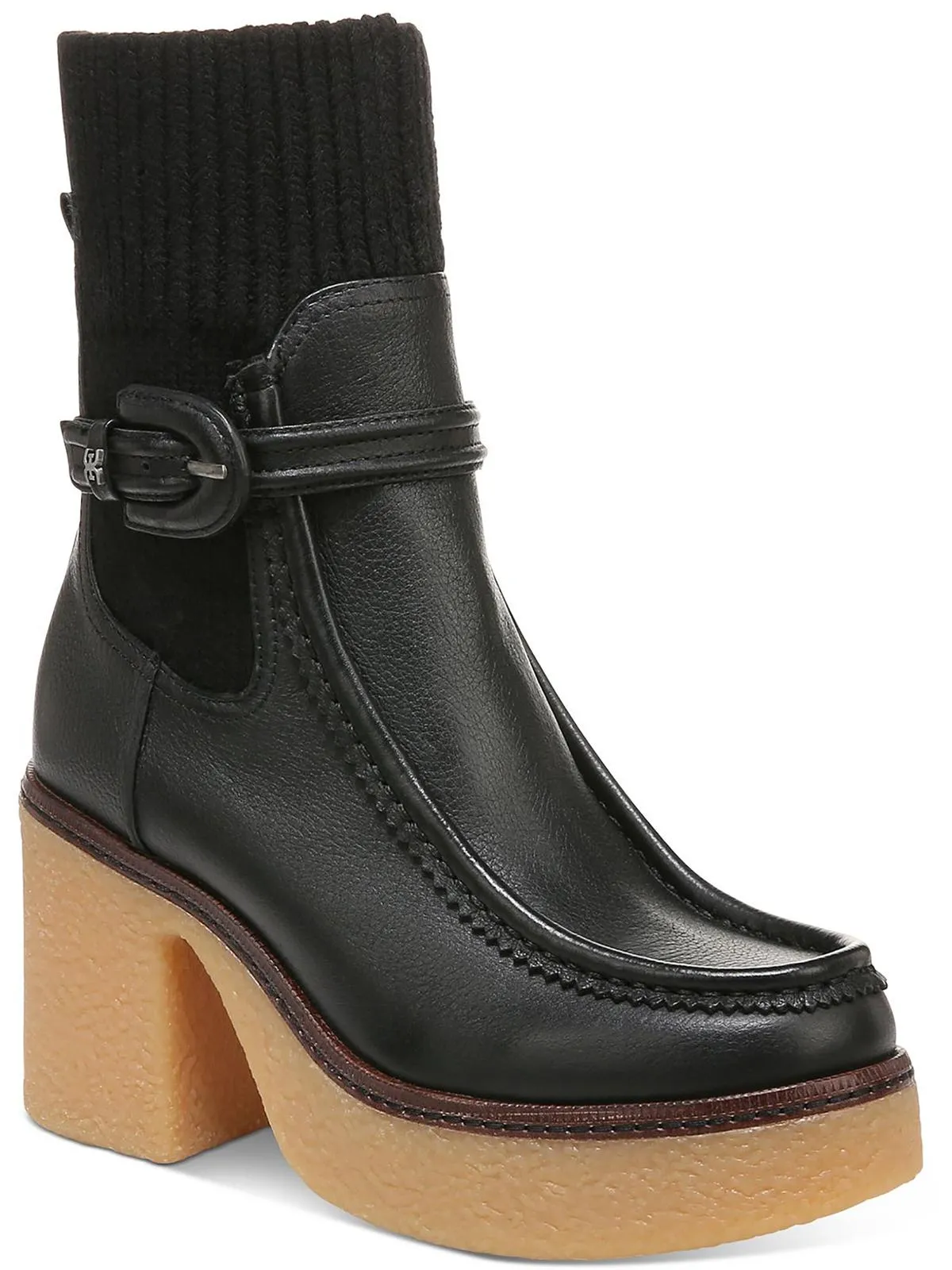 Sidney Womens Leather Australian Wool Mid-Calf Boots