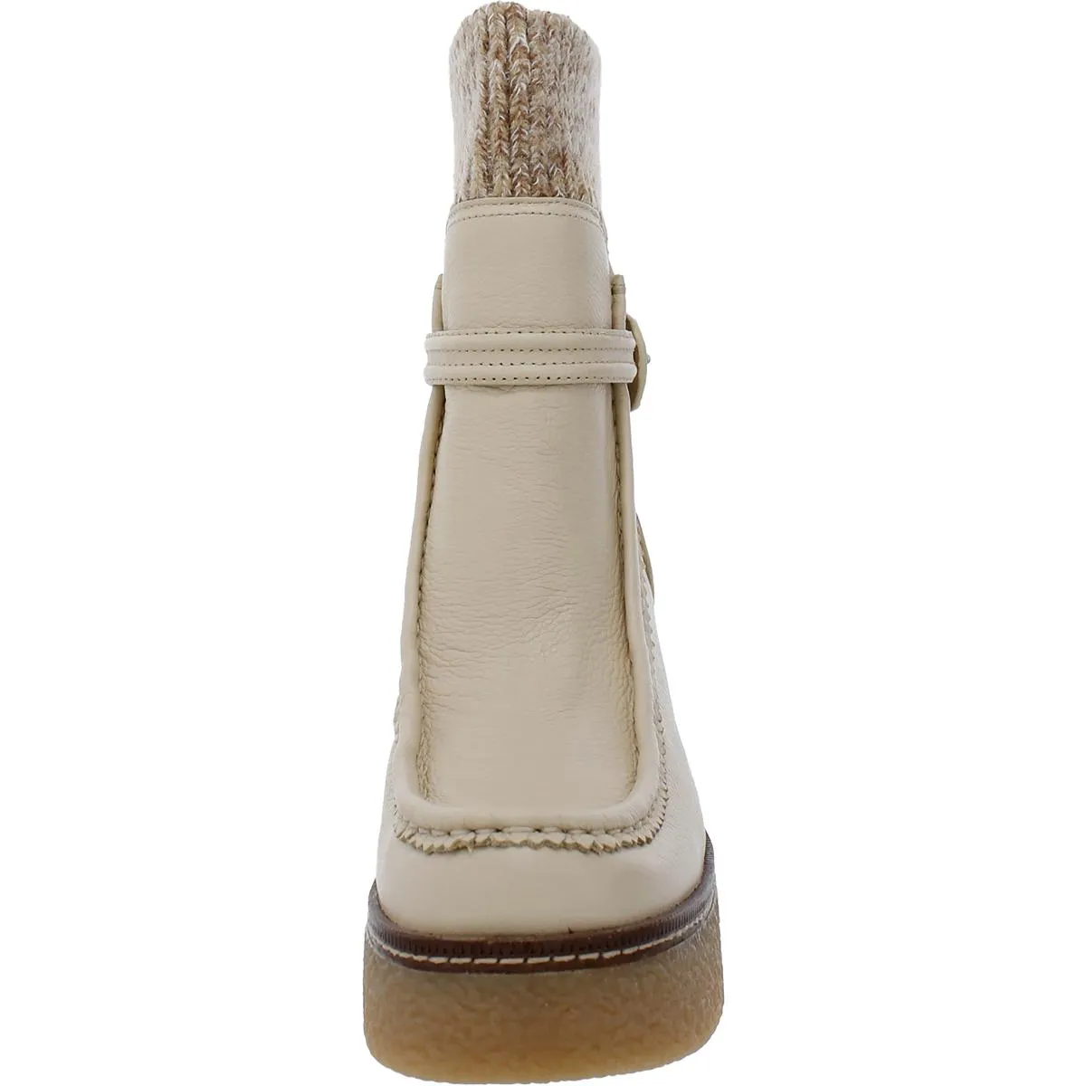 Sidney Womens Leather Australian Wool Mid-Calf Boots