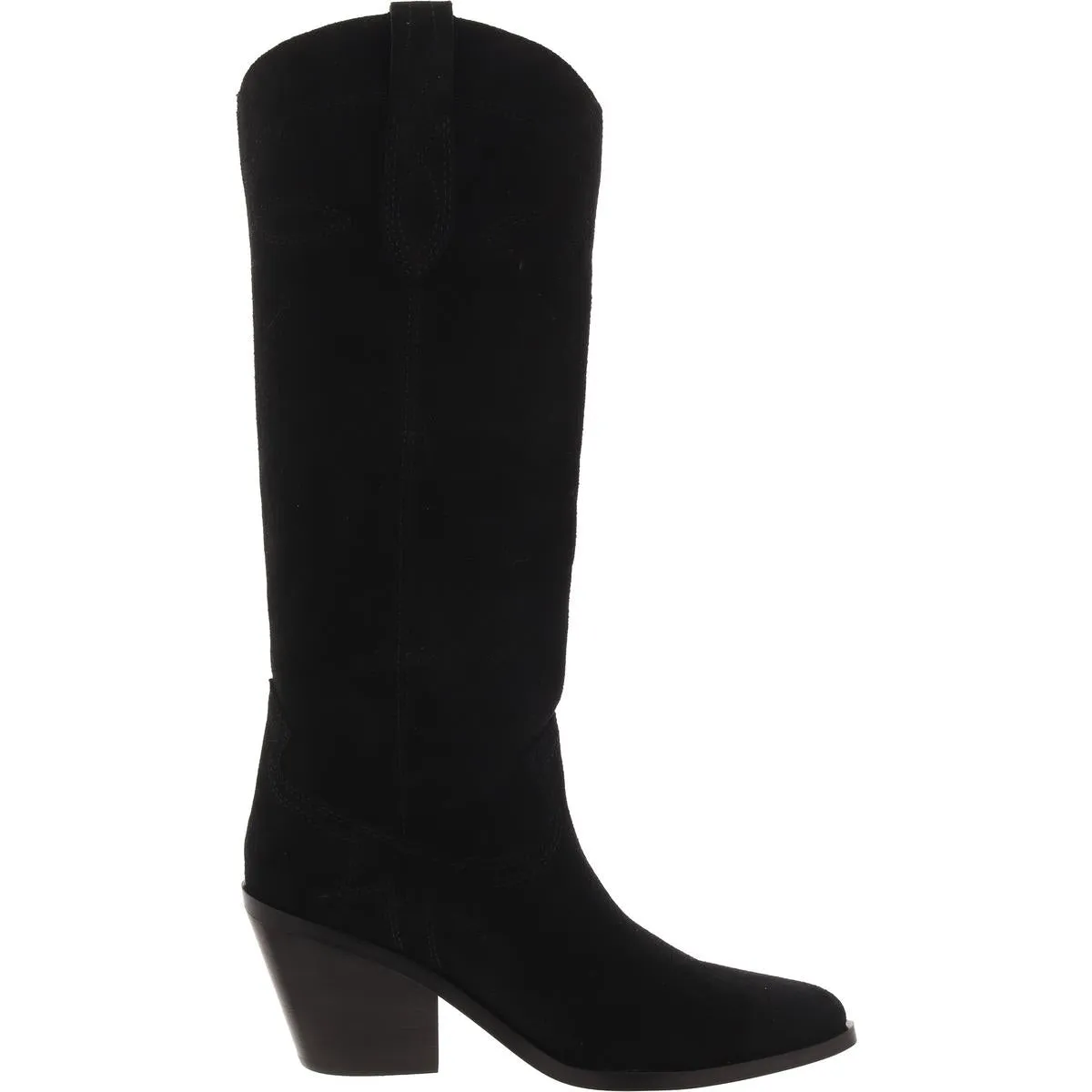 Smash Womens Pull On Pointed Toe Knee-High Boots