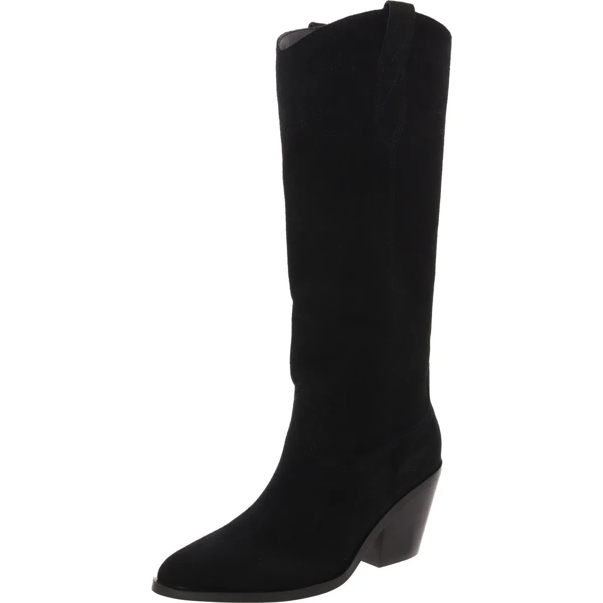 Smash Womens Pull On Pointed Toe Knee-High Boots