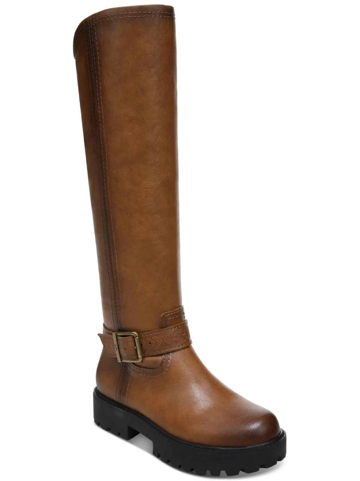 Solana Womens Zipper Knee-High Boots