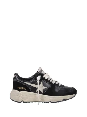 Star-Embellished Nappa Leather Sneakers