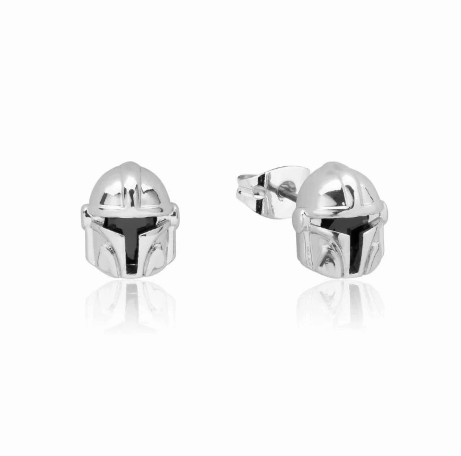 Star Wars - The Mandalorian Crystal Helmet - Necklace & Earring