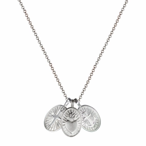 Sterling Silver Charity, Hope & Faith Trinket Pendant