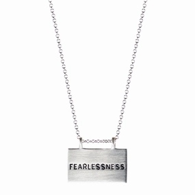 Sterling Silver Joyful Heart Foundation Fearlessness Pendant