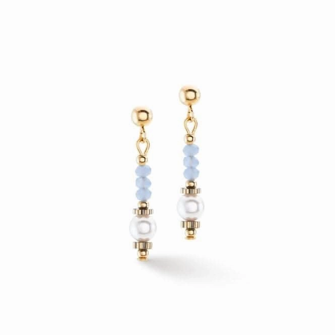Swarovski Crystal Light Blue Ear Studs 4434/21-0720