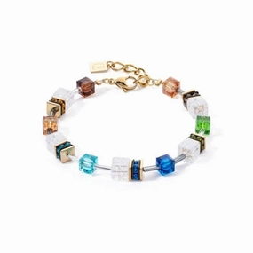 Swarovski Crystal Multicolour Gold Bracelet 3018/30-1516