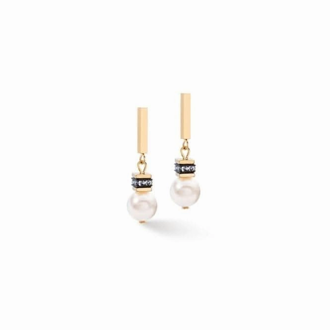 Swarovski Crystal White Gold Ear Studs 4081/21-1416