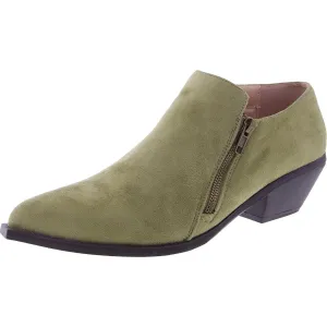 Sync Womens Faux Suede Shooties Booties