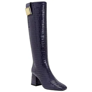 The Geminni Boot Womens Block Heel Man Made Knee-High Boots