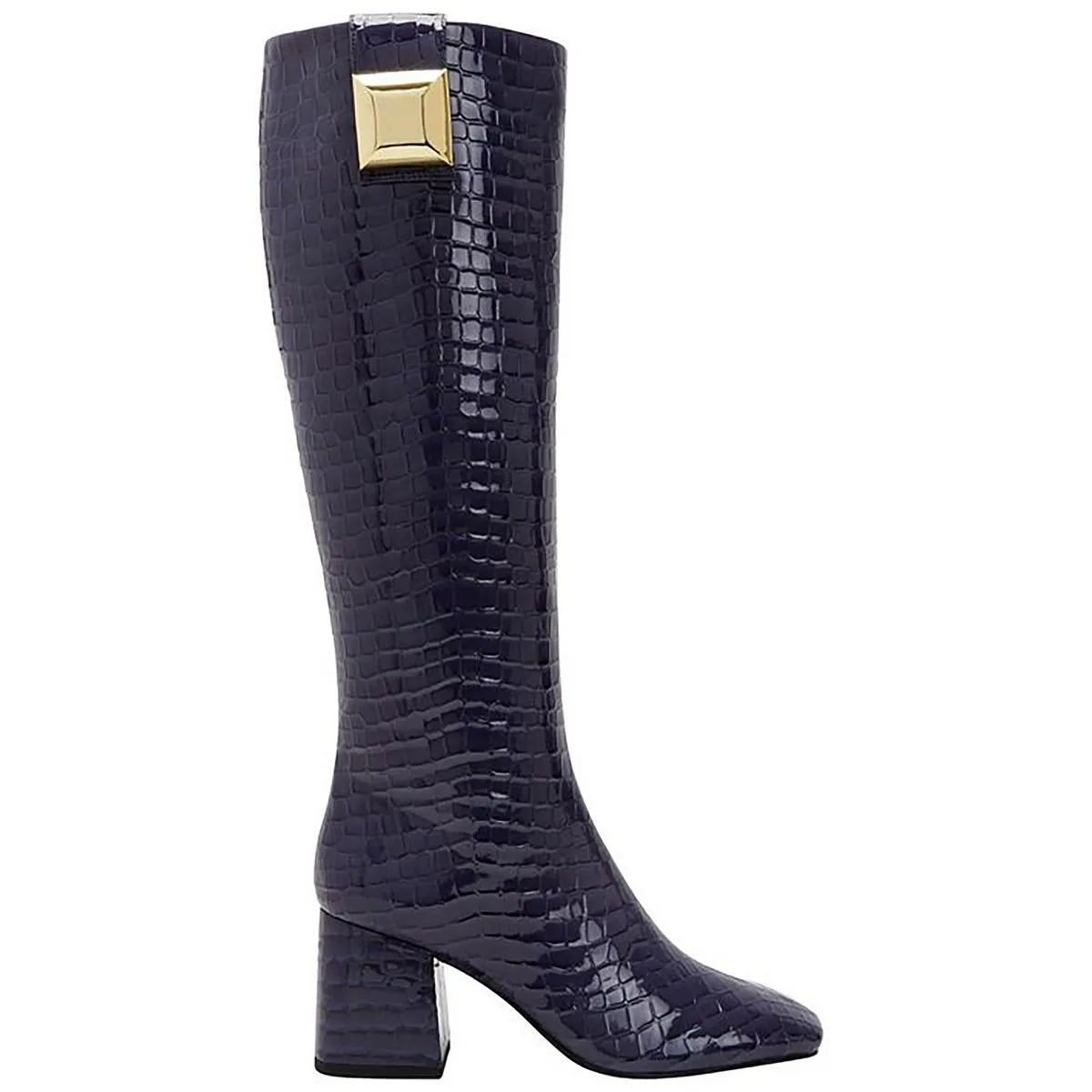 The Geminni Boot Womens Block Heel Man Made Knee-High Boots