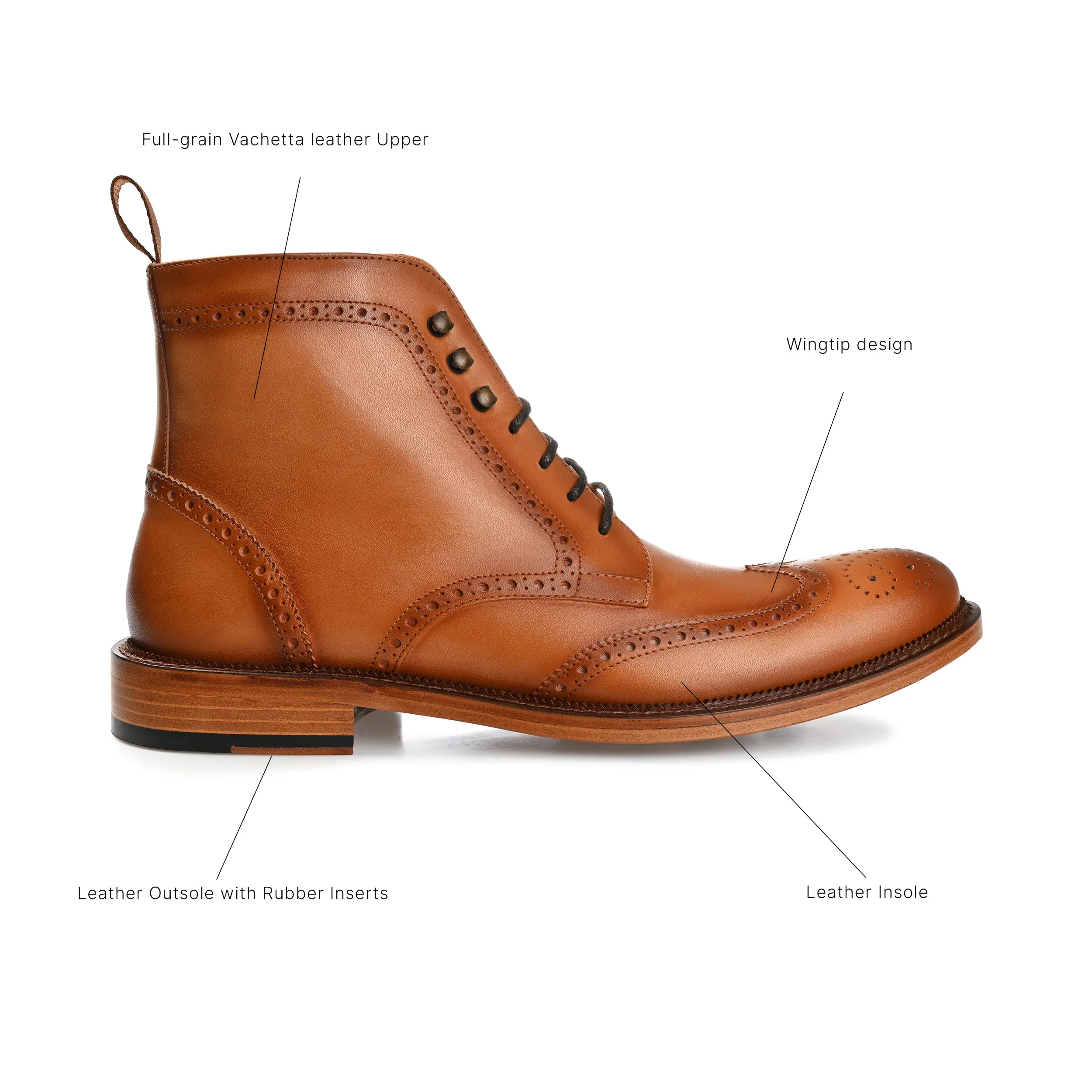 The Mack Boot in Burnt Honey
