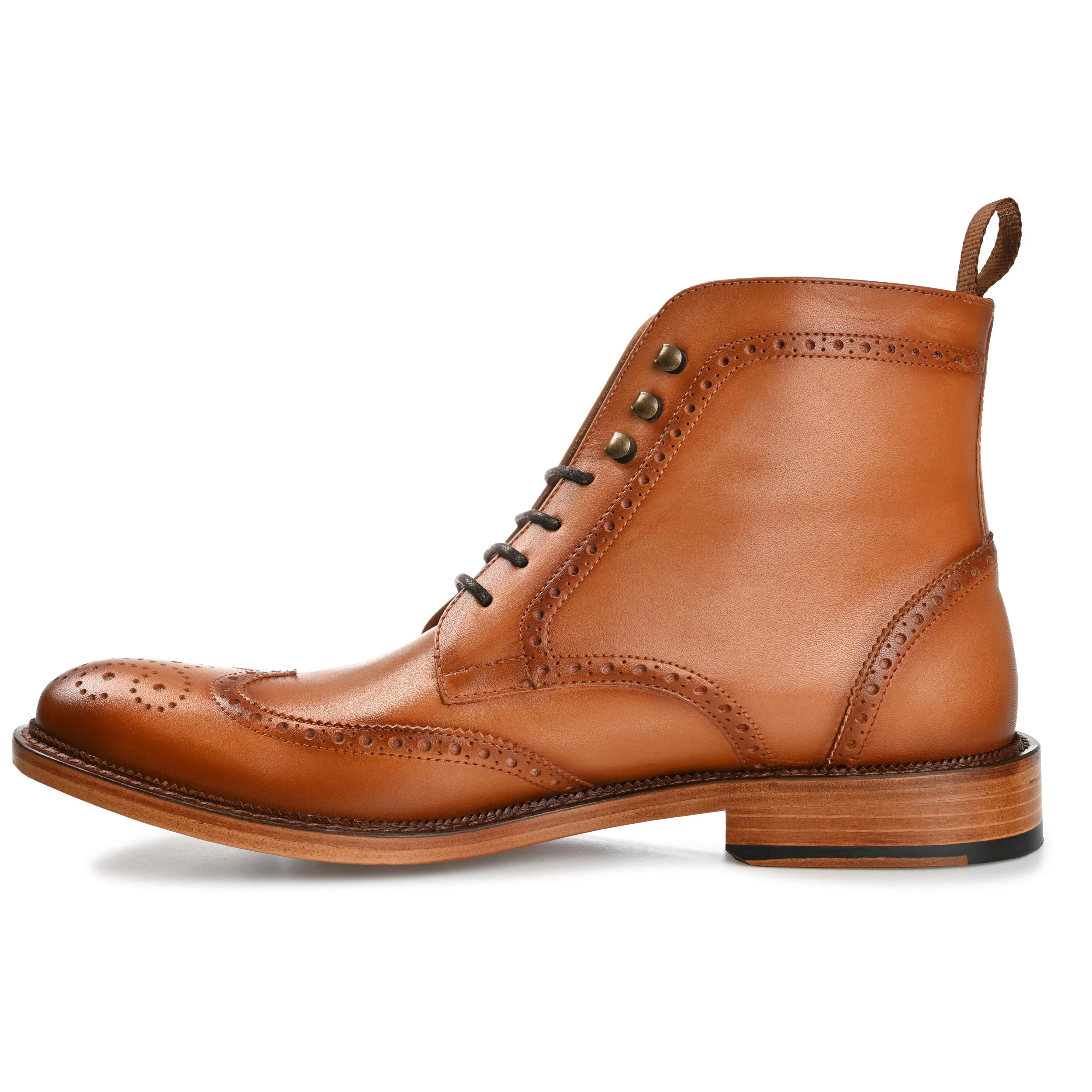 The Mack Boot in Burnt Honey