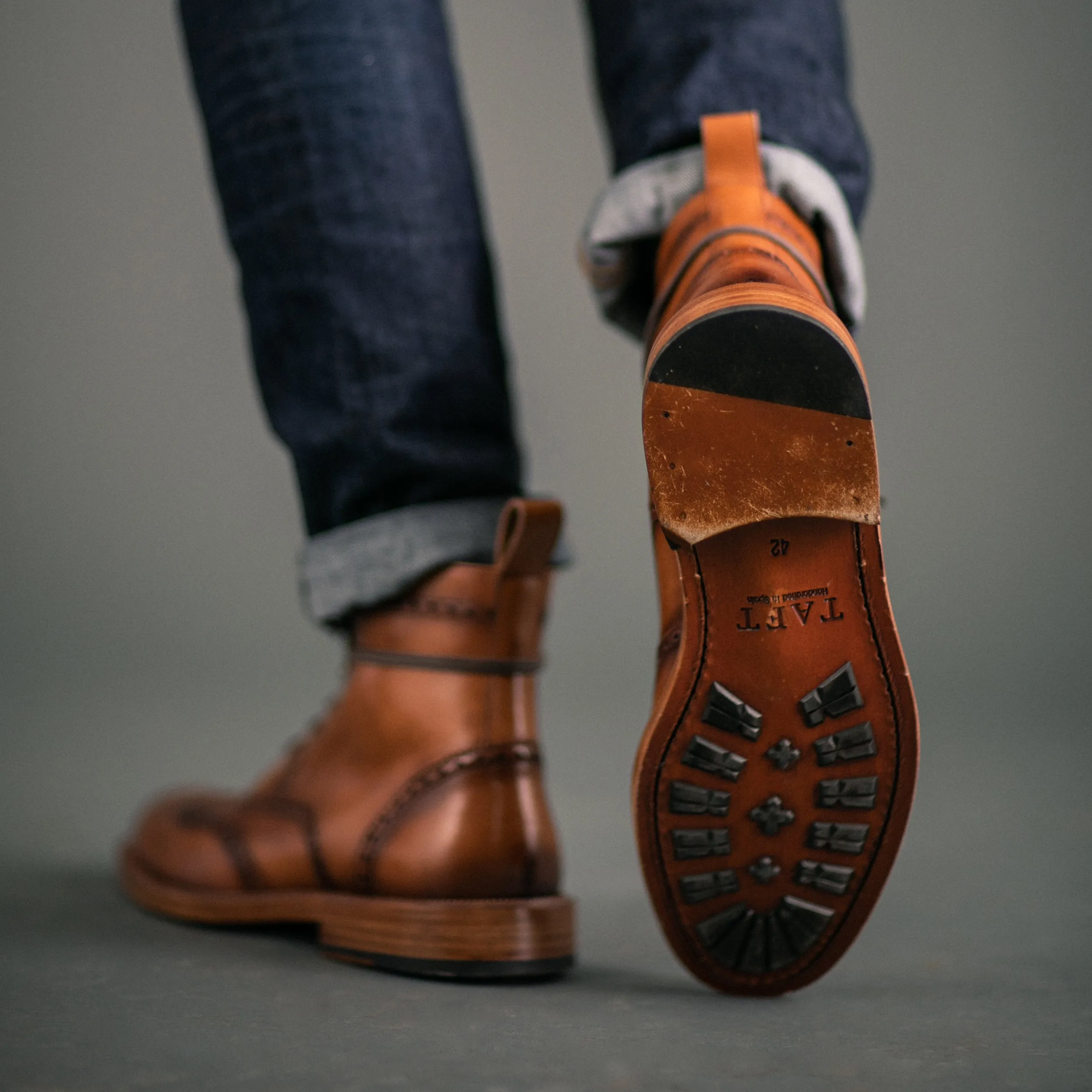 The Mack Boot in Burnt Honey