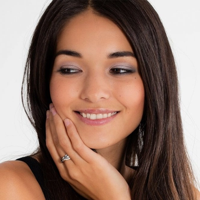 Thomas Sabo Black Ceramic Band Ring