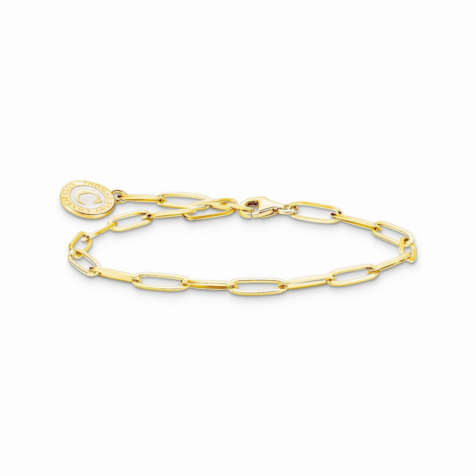 Thomas Sabo CHARMISTA - YGP Long Link Bracelet with Charmista Coin