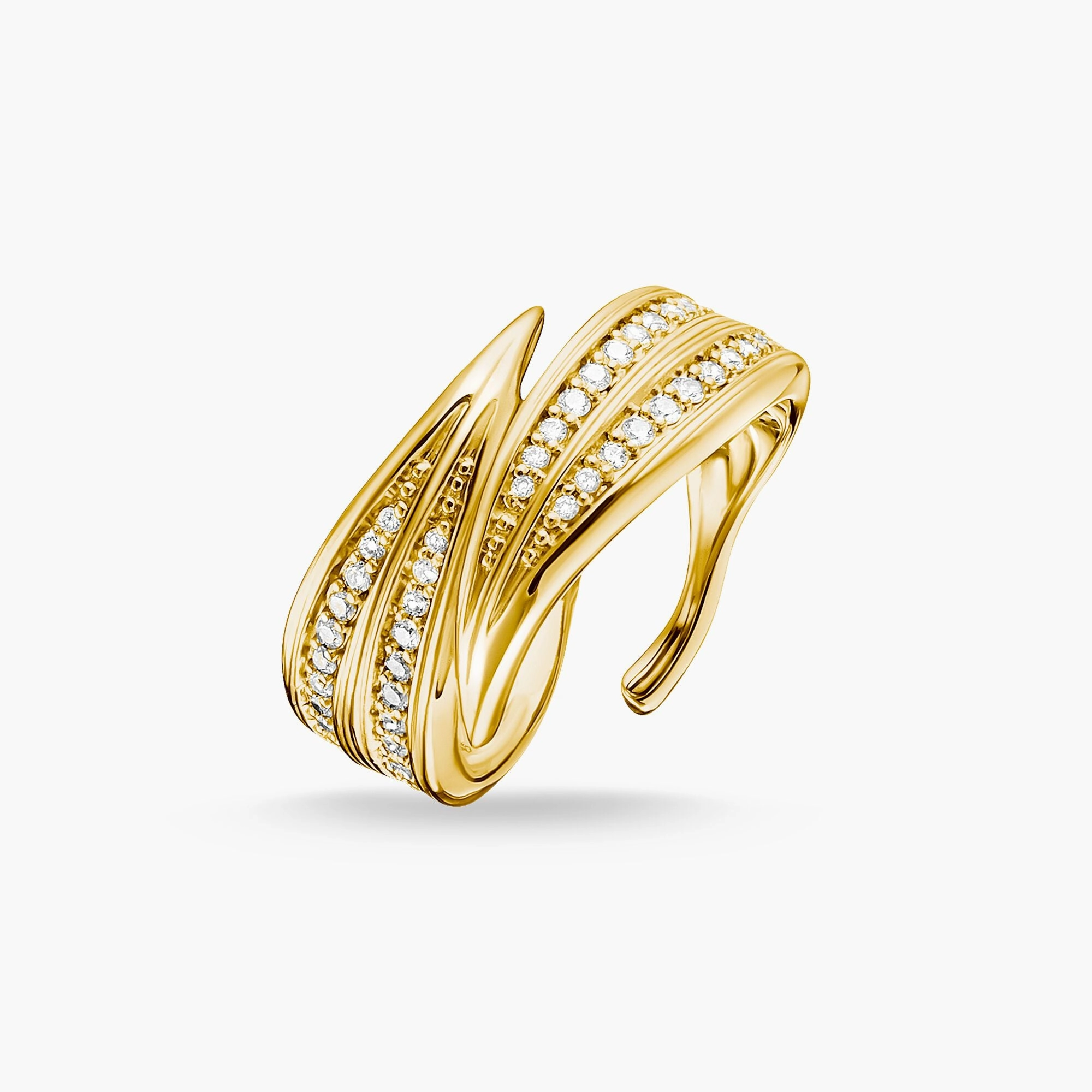Thomas Sabo Leaves Gold Ring