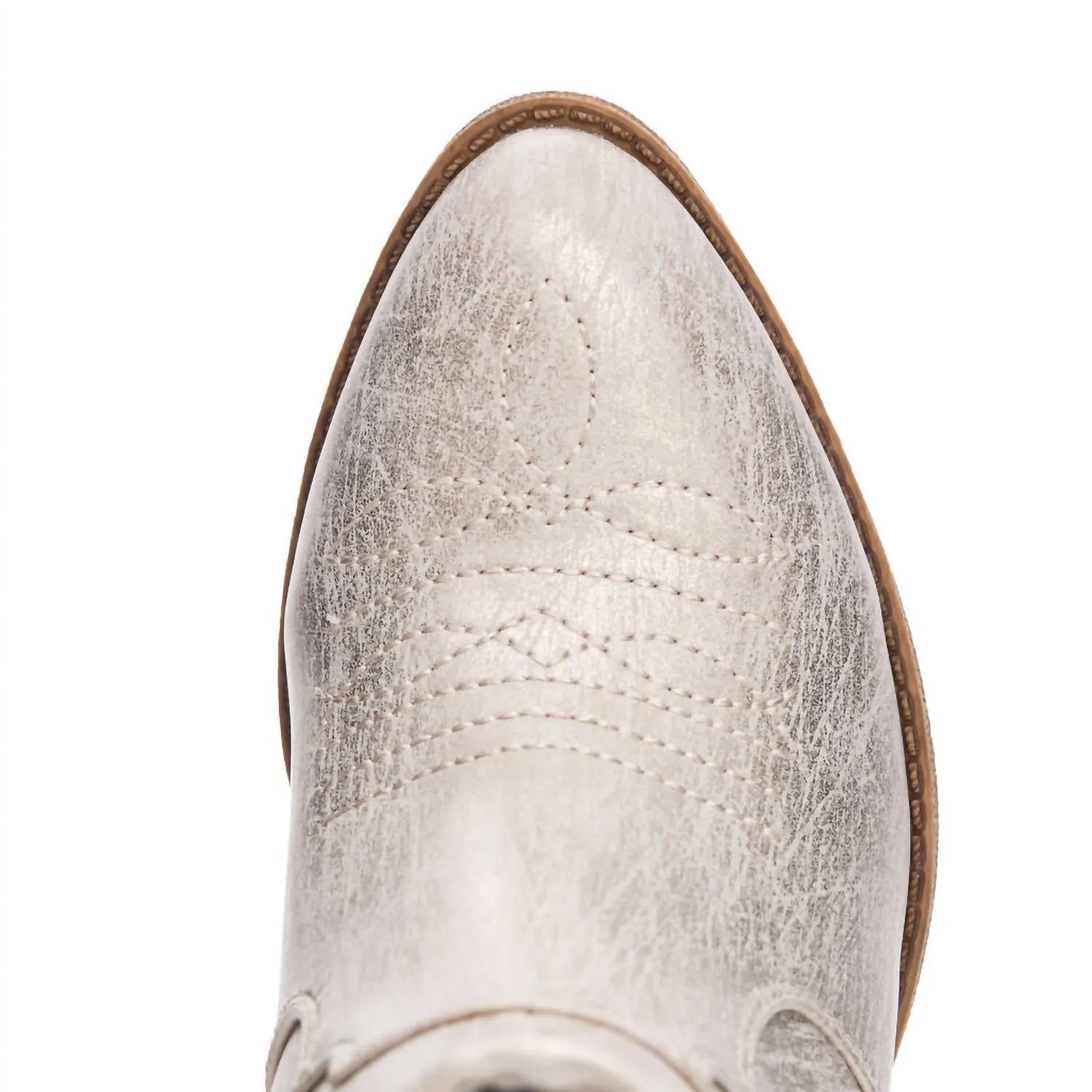 Time To Shine Boots In Natural Metallic