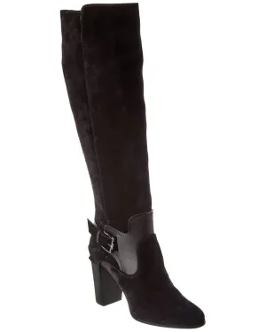 TODs Gommino Suede Over-The-Knee Boot