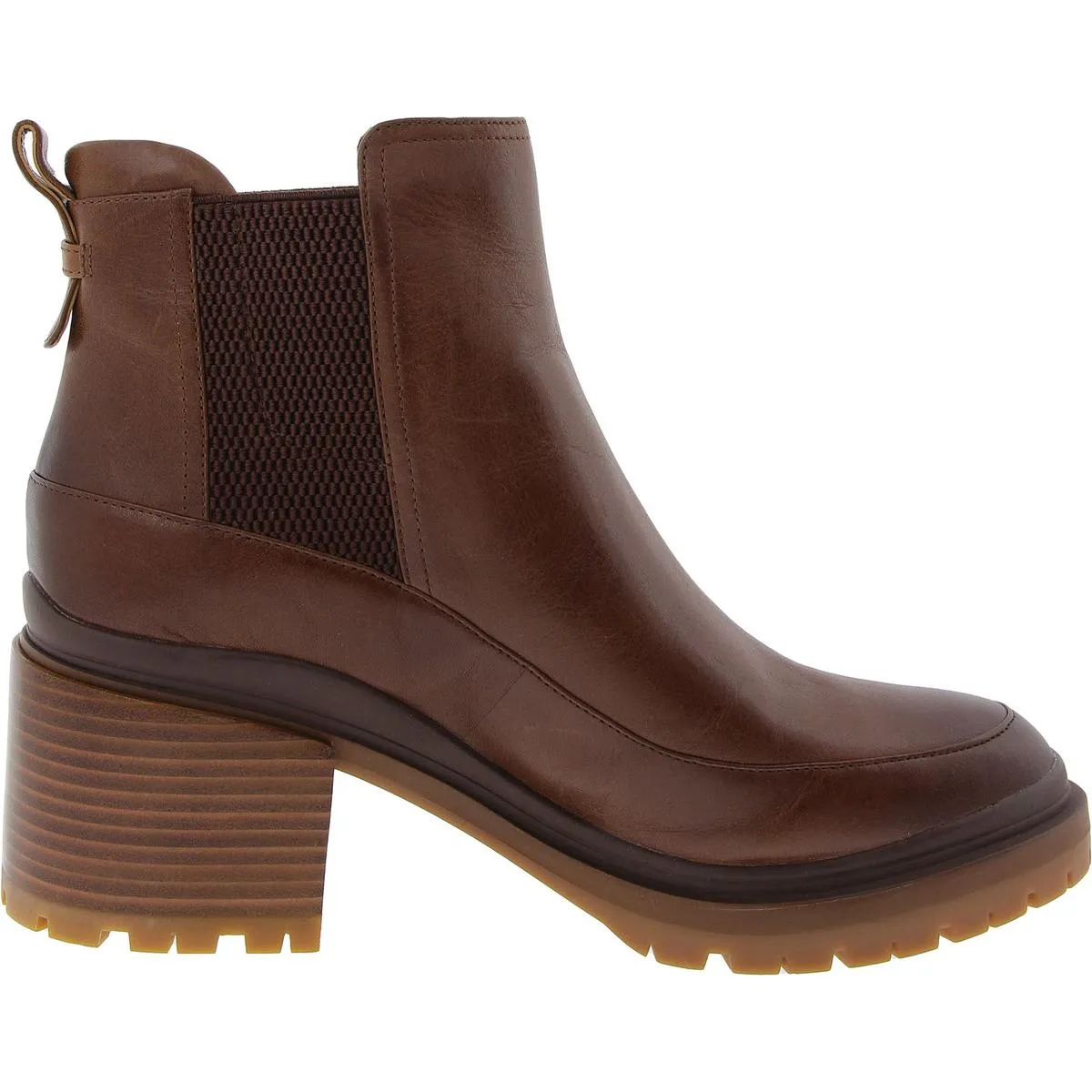 Torrie Womens Stretch Leather Chelsea Boots