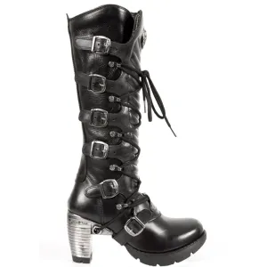 TR004-S1 Leather Knee High Boots