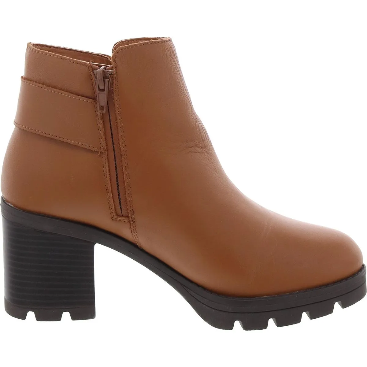 Veeda Womens Zipper Leather Booties
