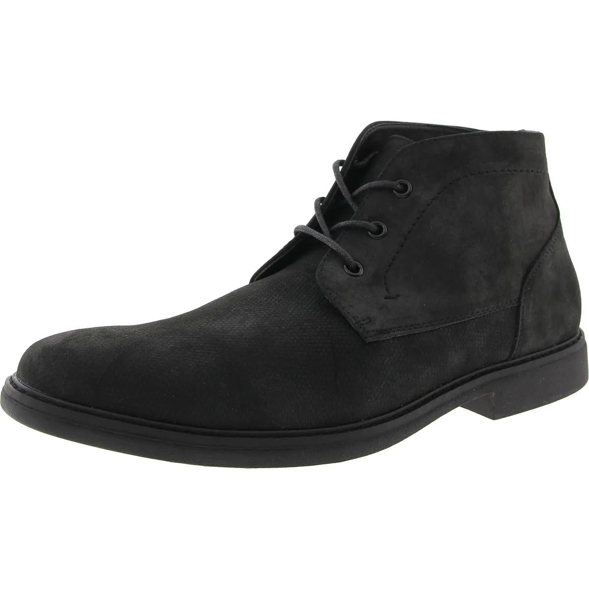 VEGA Mens Pebbled Manmade Chukka Boots