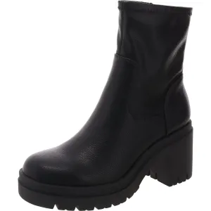 Veronaa Womens Zipper Man Made Mid-Calf Boots