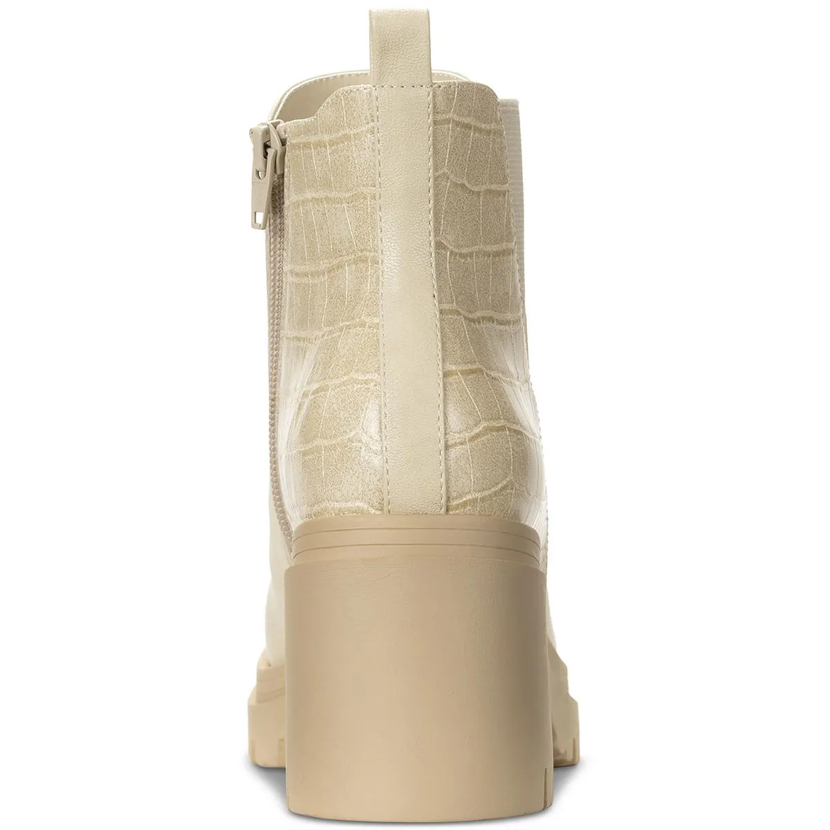Veronikaa Womens Faux Leather Round Toe Ankle Boots