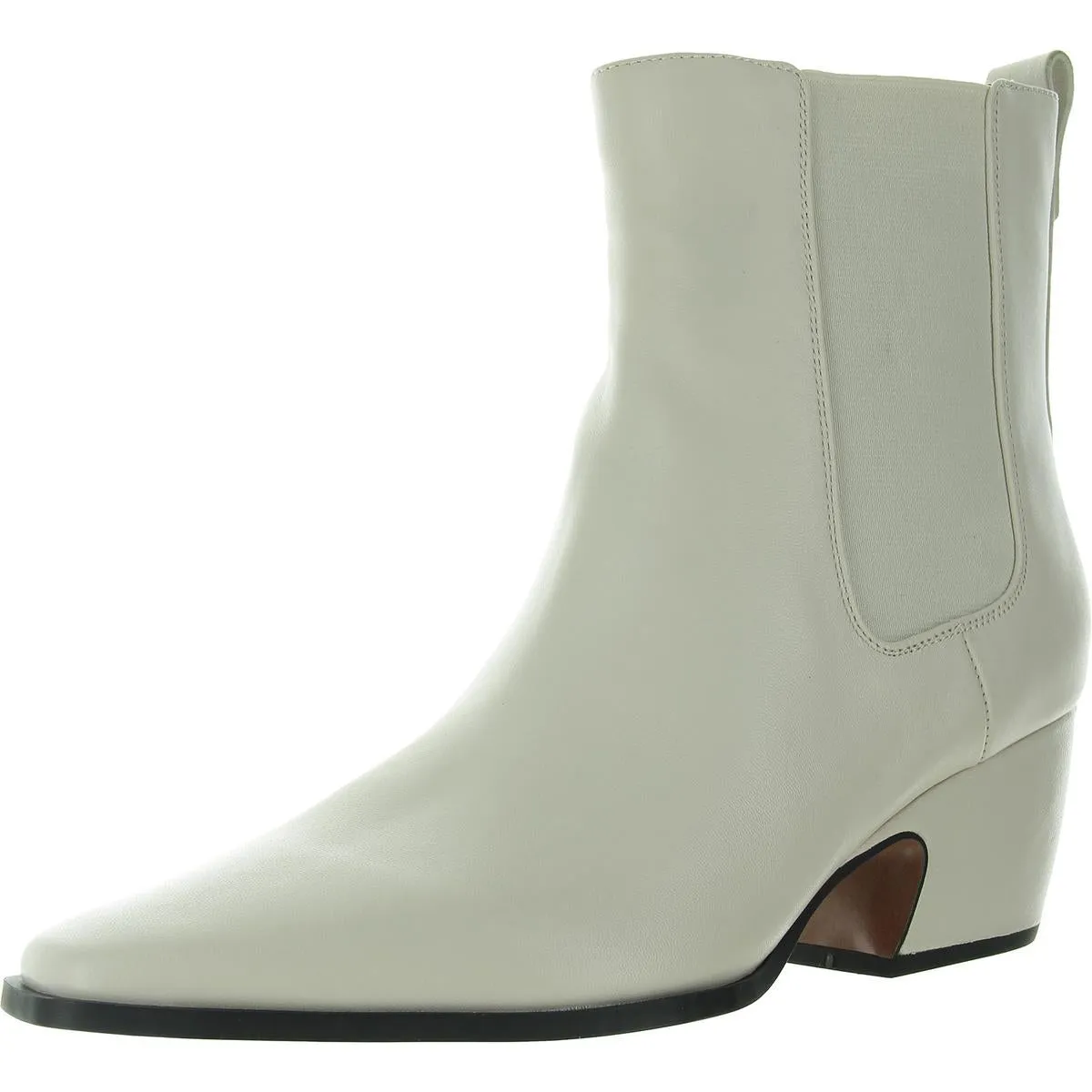VIANCA Womens Zipper Leather Booties