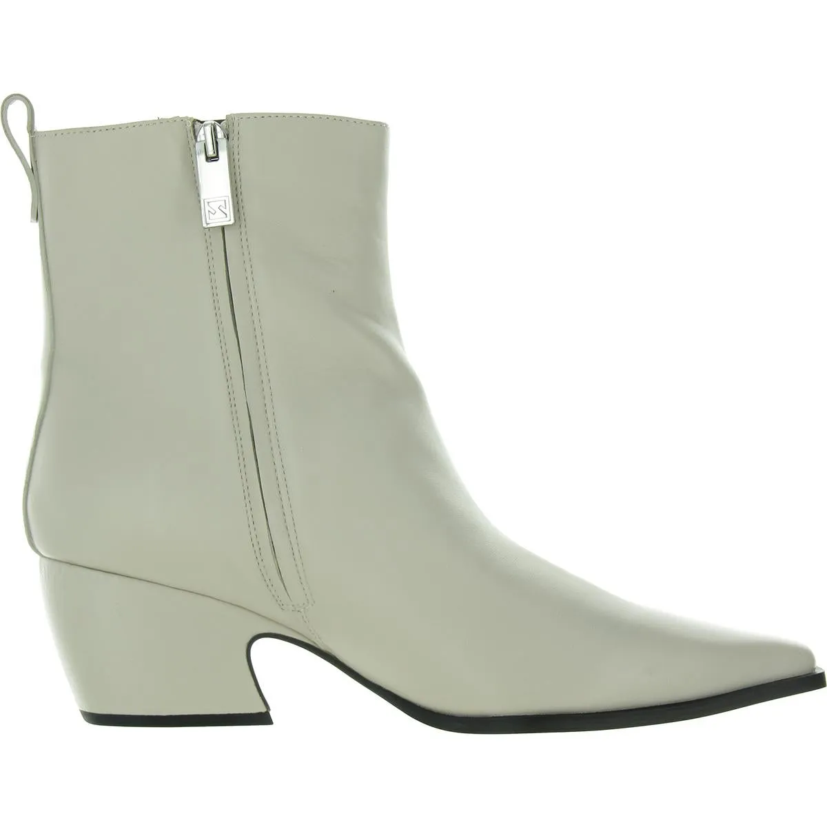 VIANCA Womens Zipper Leather Booties