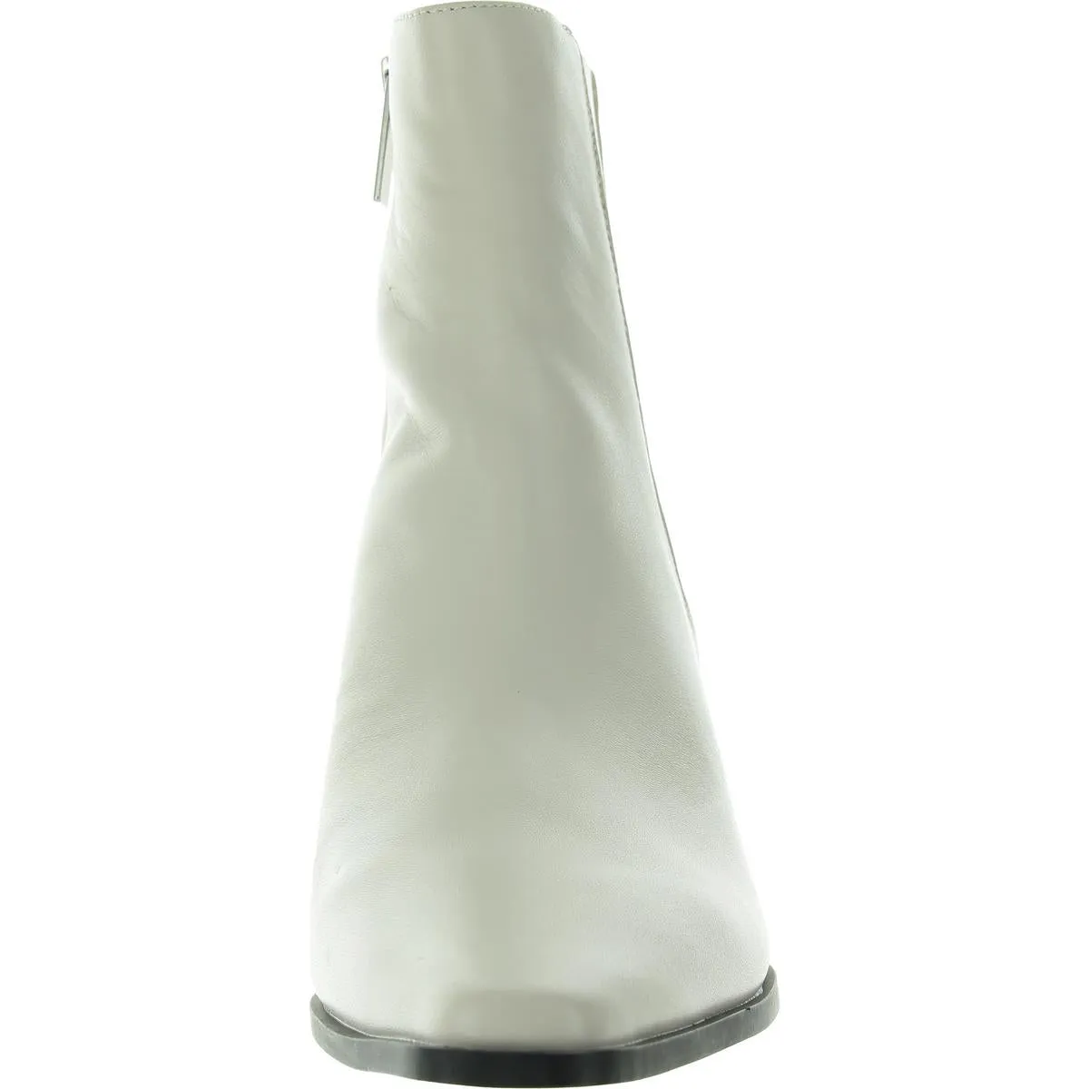 VIANCA Womens Zipper Leather Booties